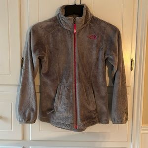 Grey Girls North Face Fleece Jacket